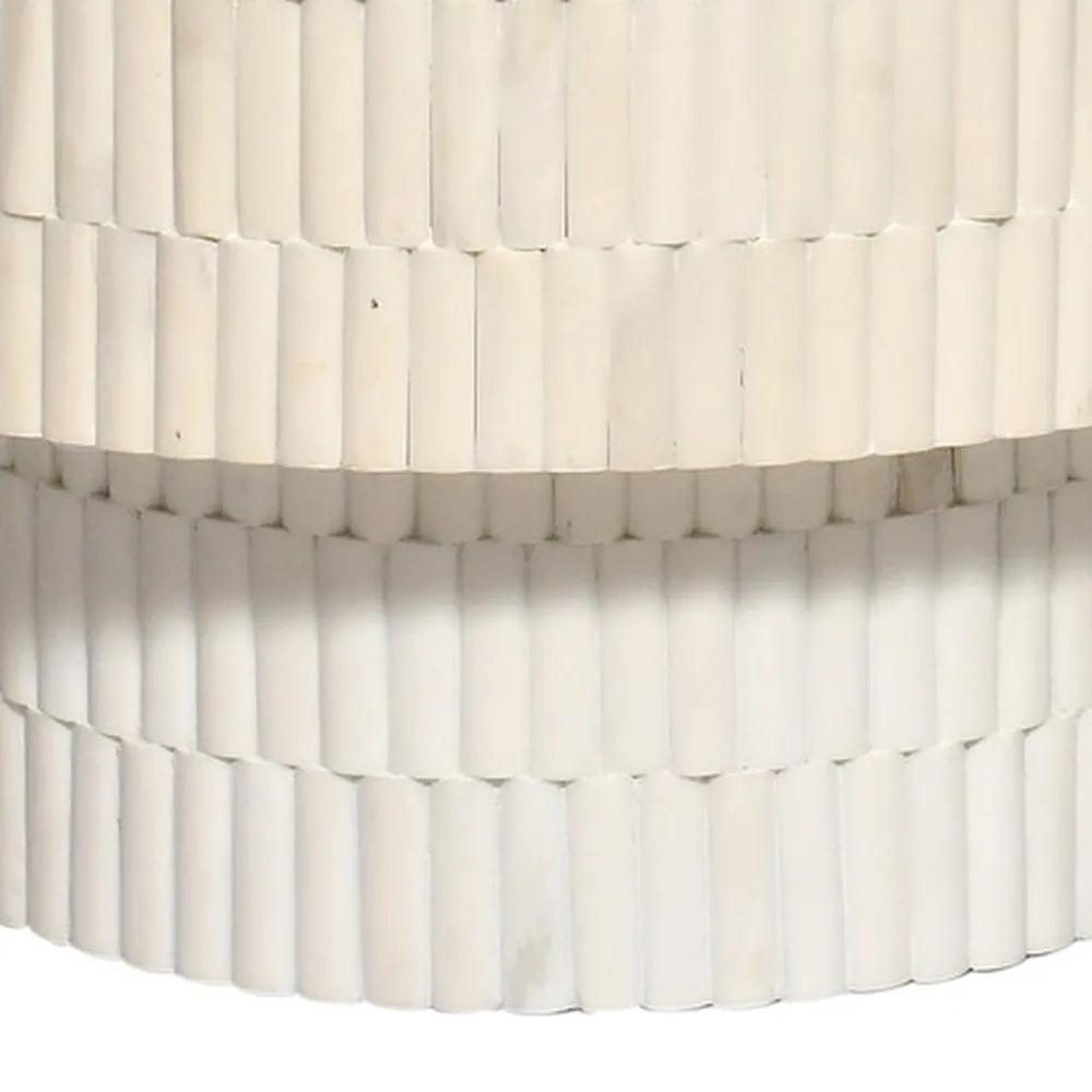 Sorrento Bone Inlay Side Table