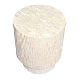 Sorrento Bone Inlay Side Table