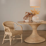 Marble Bowl : Fluted : White