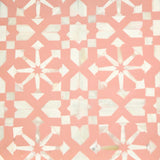Bone Inlay 2 Drawer Waterfall Bedside : Zelliges : Peach