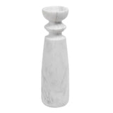 Marble Candlestick : Milana : White