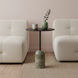 Marble Accent Table : Moss