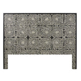 Bone or Mother of Pearl Inlay Square Bedhead