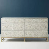 Bone Inlay 2 Door Buffet : Liana : Grey