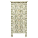 Bone Inlay Tallboy : Starburst : Grey