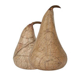 Marble Pear : Mocha (Set of 2)